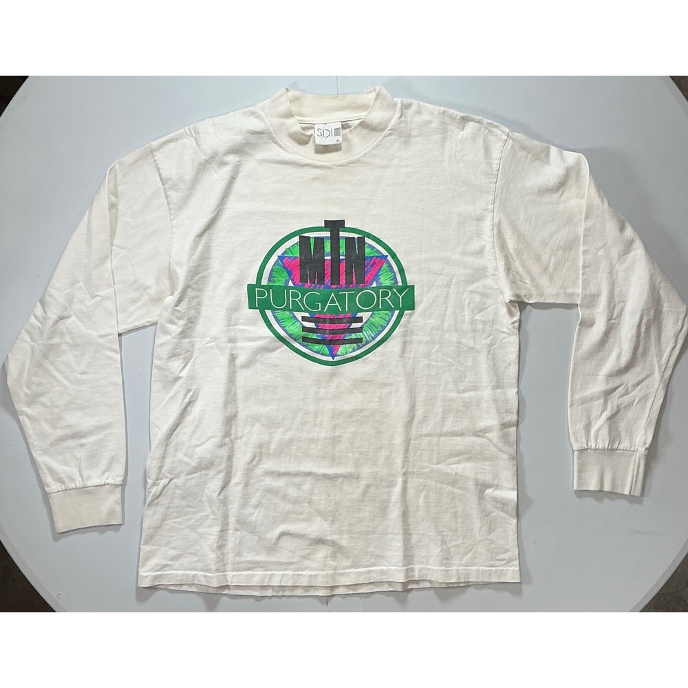VTG 90s Single Stitch SIDI Purgatory Mountain Colorado Long Sleeve T Shirt XL